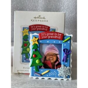 Hallmark Keepsake 2010 It's Great to Be‎ Your Grandkid Christmas Ornament Gift